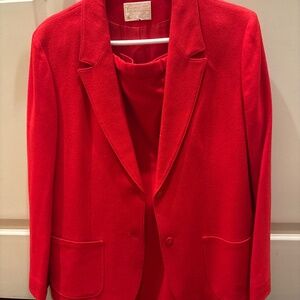 Vintage Pendleton suits red